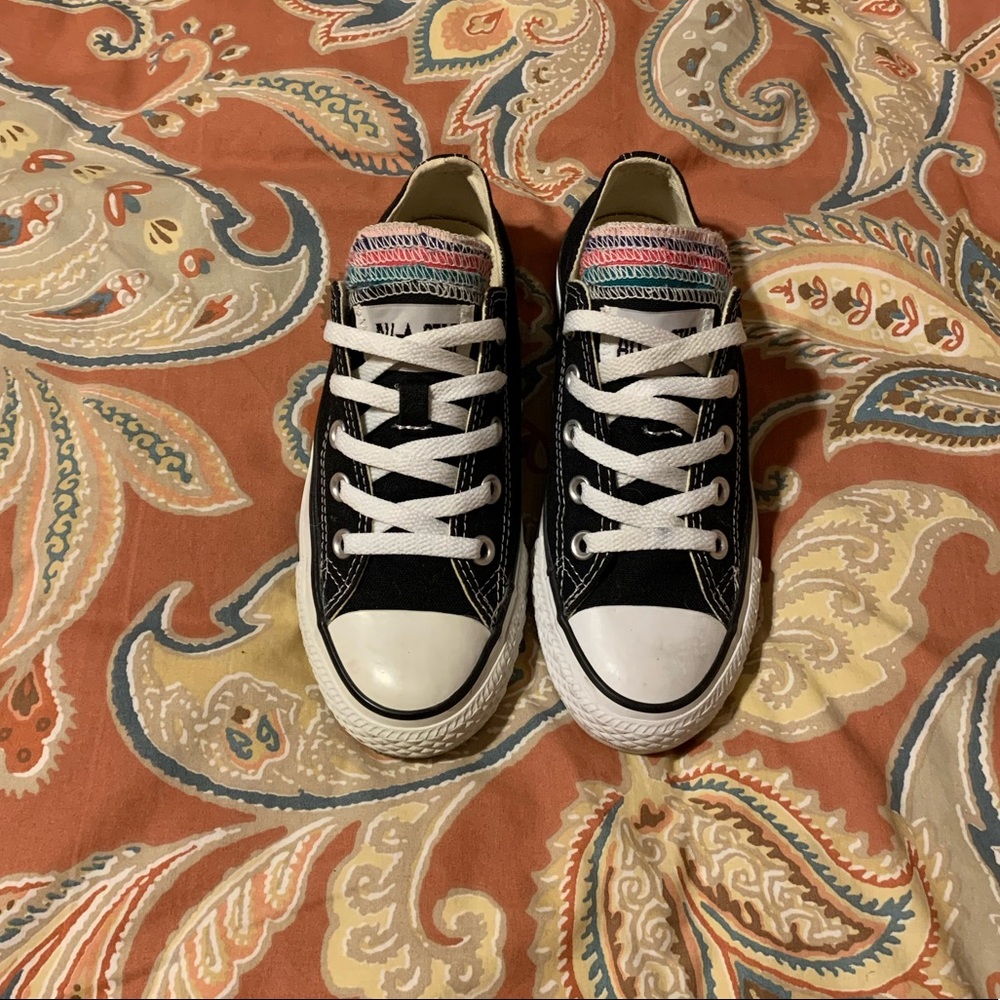Converse 5-Tongue Multi-Color Low-Tops